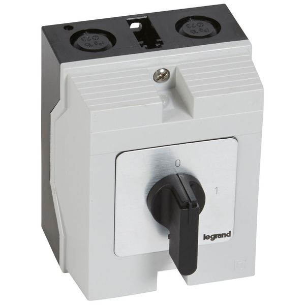 Cam switch - on/off switch - PR 21 - 2P - 25 A - 2 contacts - box 96x120 mm image 1