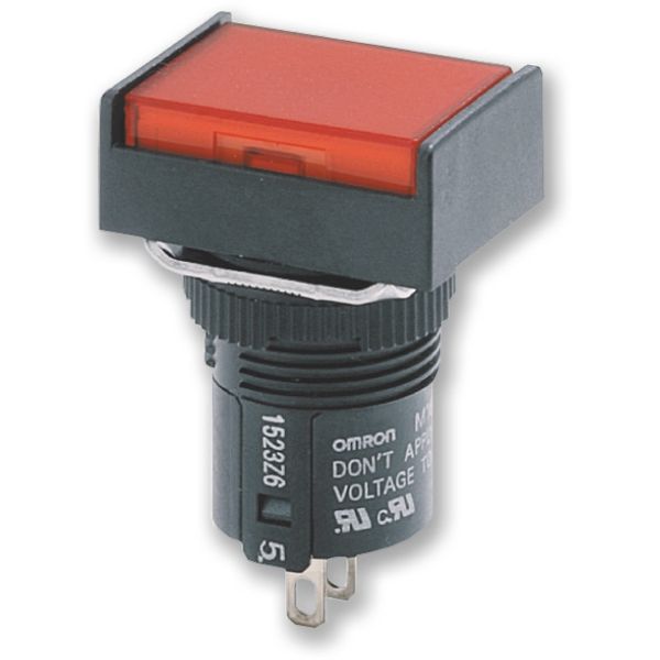 Pushbutton, illuminated, square, IP40, yellow image 4