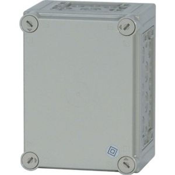 Insulated enclosure, +knockouts, RAL7035, HxWxD=250x187.5x150mm image 4