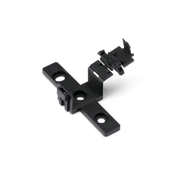Mounting carrier 2- to 5-pole for flying leads black image 1