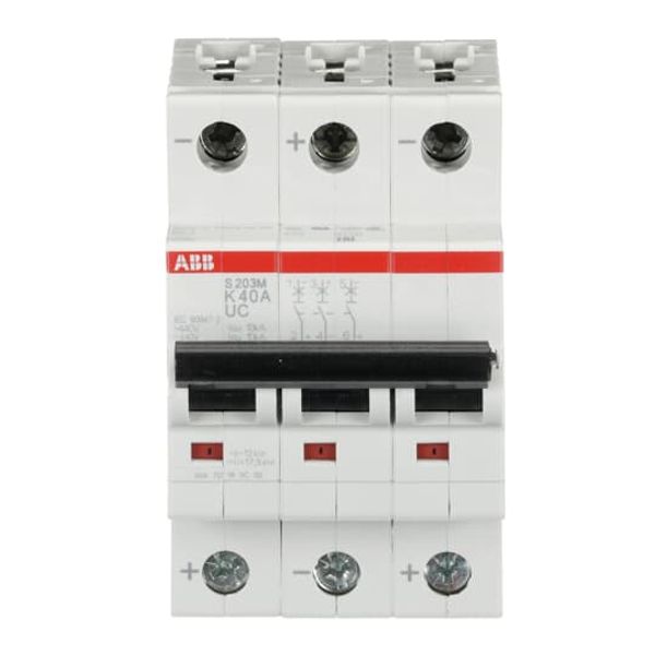 S203M-K40UC Miniature Circuit Breaker - 3P - K - 40 A image 2