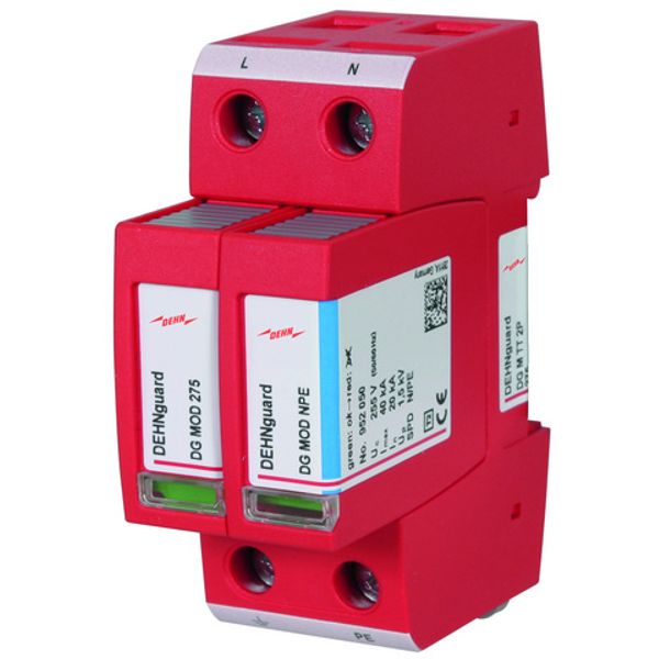 Surge arrester type 2 DEHNguard M for single-phase TT and TN systems image 1