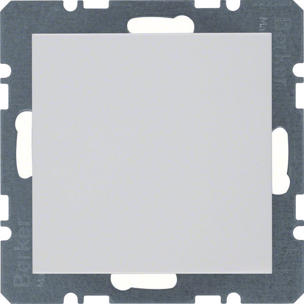 Blind plug centre plate, S.1/B.3/B.7, p. white glossy image 3