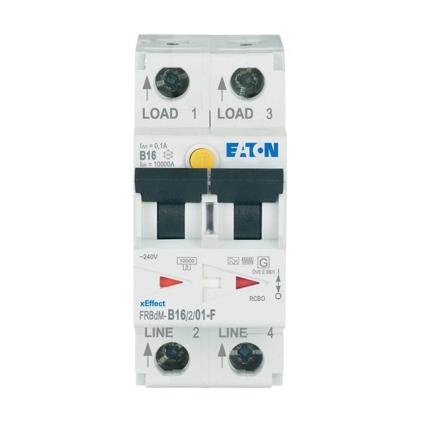 Digital RCD/MCB combination, 16 A, 100 mA, MCB trip characteristic: B, 2p, RCD trip characteristic: F image 5