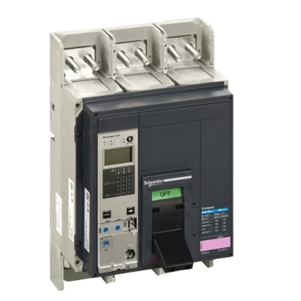 circuit breaker ComPact NS630bL, 150 kA at 415 VAC, Micrologic 5.0 A trip unit, 630 A, fixed,3 poles 3d image 2