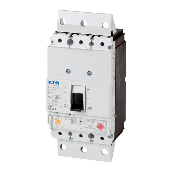 Circuit breaker 3-pole 40A, system/cable protection, withdrawable unit image 7