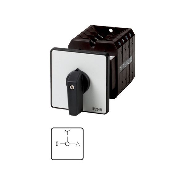 Star-delta switches, T5B, 63 A, rear mounting, 4 contact unit(s), Contacts: 7, 90 °, maintained, With 0 (Off) position, 0-Y-D, Design number 8419 image 4