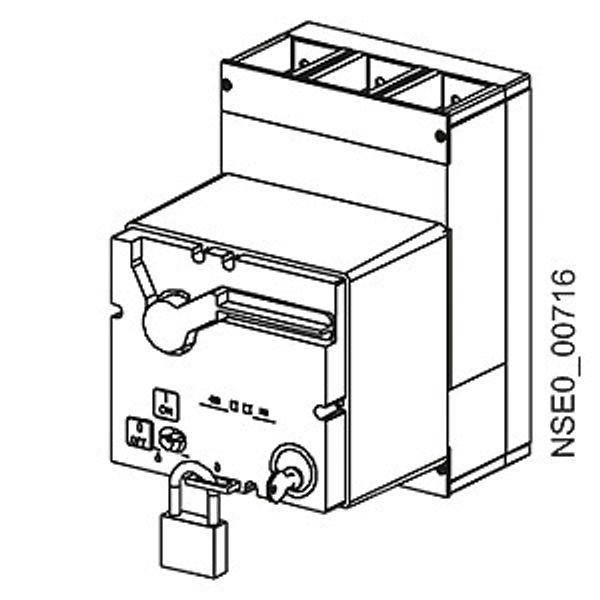 accessory for VL400, mot. op. mech. w/ strd en. mech 60V 3VL9400-3MH00 image 1