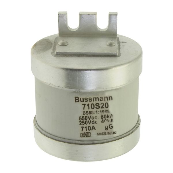 Fuse-link, low voltage, 710 A, AC 550 V, DC 250 V, BS88, 83 x 112 mm, gL/gG, BS image 19