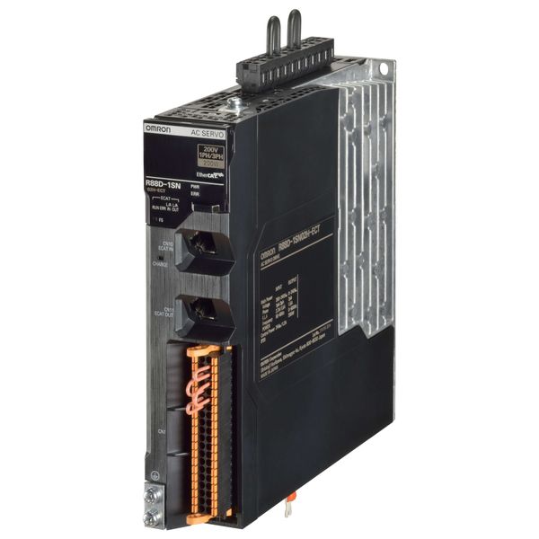 1S servo drive, EtherCAT type, 100 W,  1~ 230 VAC image 1