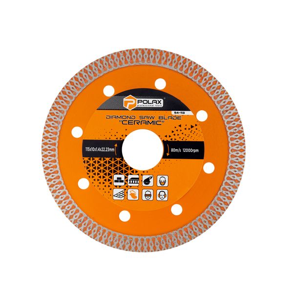 Diamond saw blade "Ceramic" 115x10x1.4x22.23mm image 1