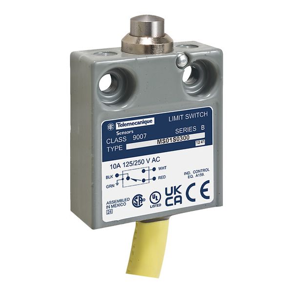 LIMIT SWITCH 240VAC 10AMP ML +OPTIONS image 1