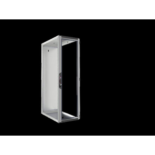 VX IT, solid, IP55, empty enclosure, RAL7035, WHD 600x2000x100mm, 42U image 1