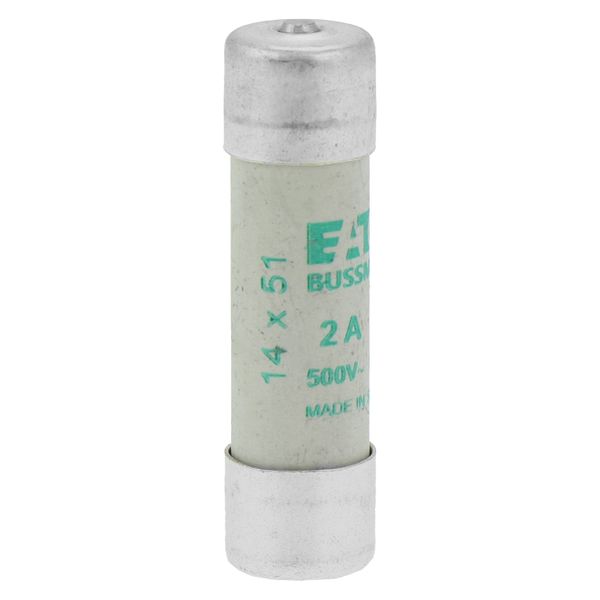 Fuse-link, LV, 2 A, AC 500 V, 14 x 51 mm, aM, IEC, with striker image 21