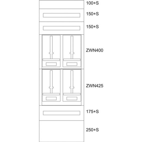 BP-U-3S-TN-600/20-2Z Eaton xEnergy Basic meter cabinet equipped image 1