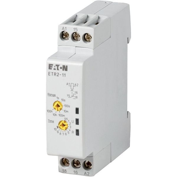 Timing relay, 1W, 0.05s-100h, 24-240VAV 50/60Hz, 24-48VDC, on-delayed image 3