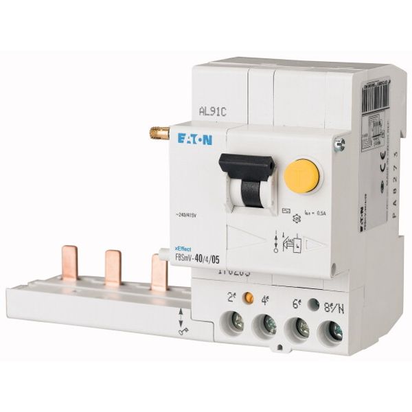 Residual-current circuit breaker trip block for FAZ, 63A, 4p, 30mA, type A image 1