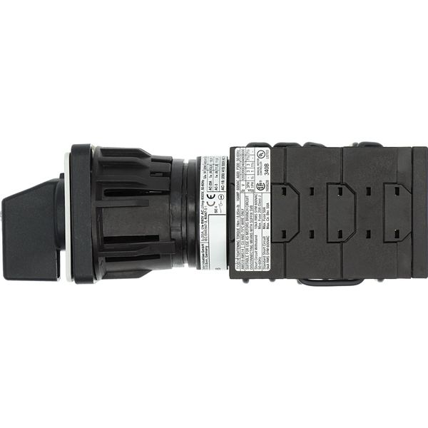 Reversing multi-speed switches, T0, 20 A, center mounting, 6 contact unit(s), Contacts: 12, 60 °, maintained, With 0 (Off) position, 2-1-0-1-2, Design image 23