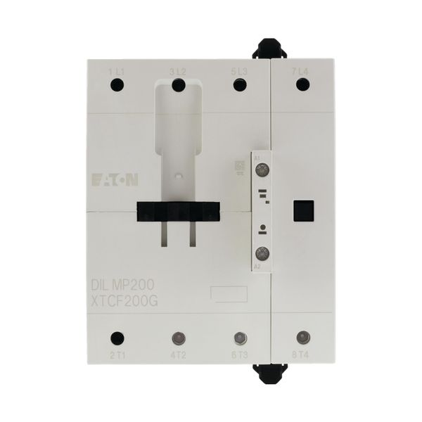 Contactor, 4 pole, 200 A, RAC 120: 100 - 120 V 50/60 Hz, AC operation image 13