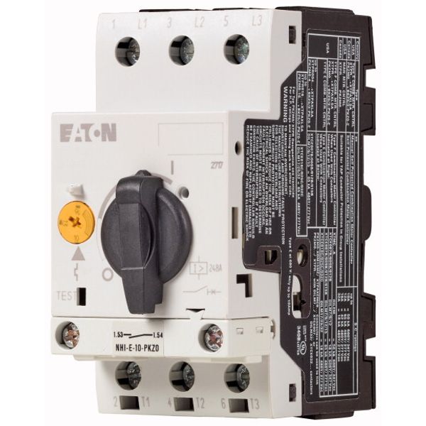 Motor-protective circuit-breaker, 3p+1N/O, Ir=10-16A, screw connection image 2
