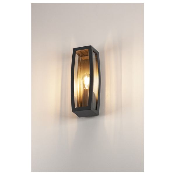 MERIDIAN BOX 2 outdoor luminaire, E27, max. 25W, anthracite image 4
