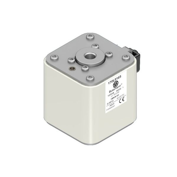 Fuse-link, high speed, 1250 A, AC 800 V, Size 3, 76 x 92 x 83 mm, aR, IEC, single indicator image 14