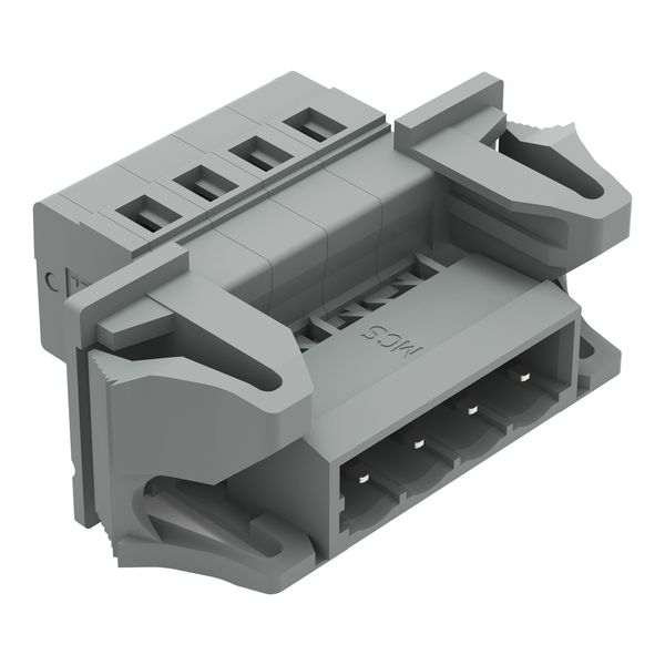 1-conductor male connector CAGE CLAMP® 2.5 mm² gray image 2