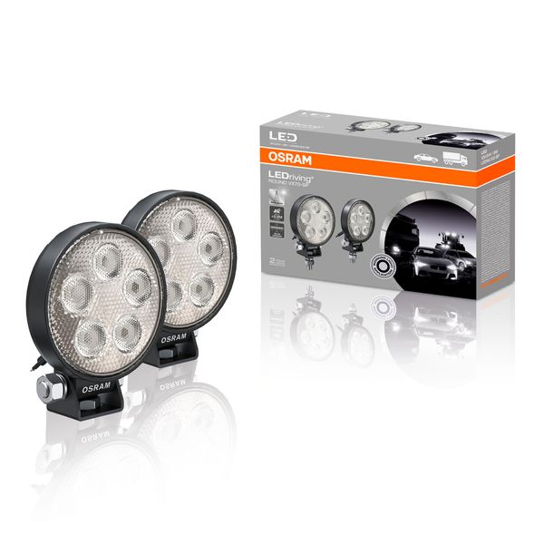 LEDriving® Round VX70-SP 12/24V 8W 53m long light beam 550lm (2 pieces in 1 box) image 5