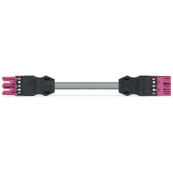 pre-assembled connecting cable;Eca;Plug/open-ended;blue image 2