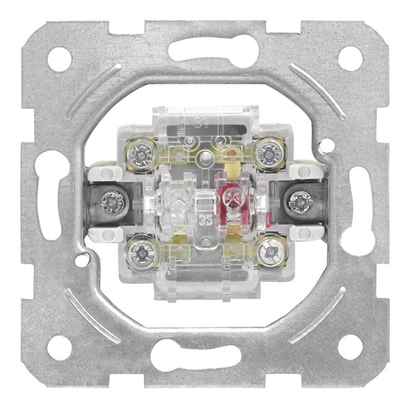 One-gang push button insert, 1 C/O, screw clamps image 1