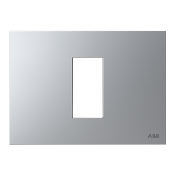 N2371 PL Frame 1 module 1gang Silver - Zenit image 1