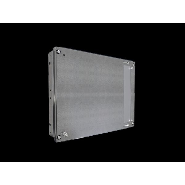 SV Partial mounting plate, WH: 502x393 mm, with duct, for VX (W: 600 mm) image 2