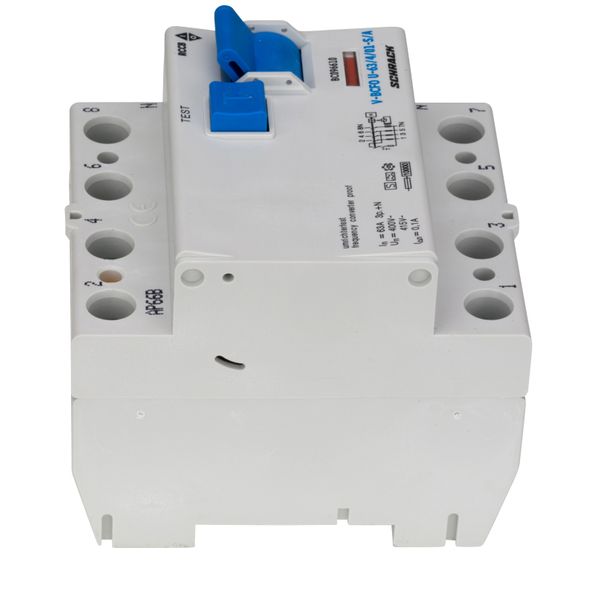 Residual current circuit breaker 63A,4-p,100mA,type A,S, FU image 2