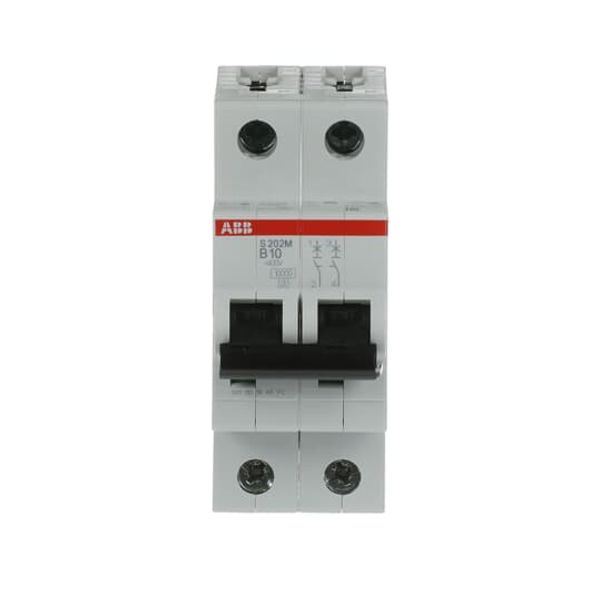 S202M-B10 Miniature Circuit Breaker - 2P - B - 10 A image 6