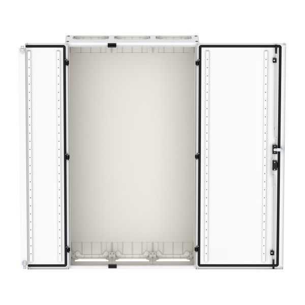 Wall-mounted enclosure EMC2 empty, IP55, protection class II, HxWxD=1400x800x270mm, white (RAL 9016) image 6