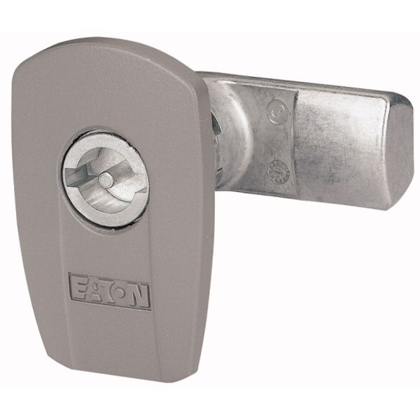 Lock with 3 mm double ward insert with 1 key, gray image 1