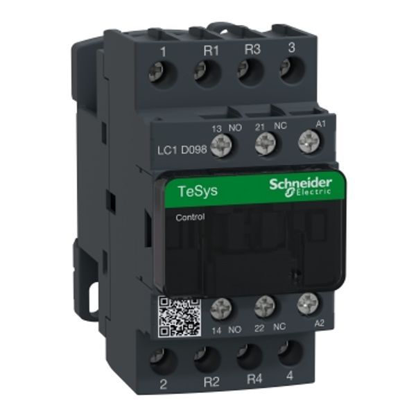 TeSys Deca contactor - 4P(2 NO + 2 NC) - AC-1 - = 440 V 20 A - 24 V AC coil image 4