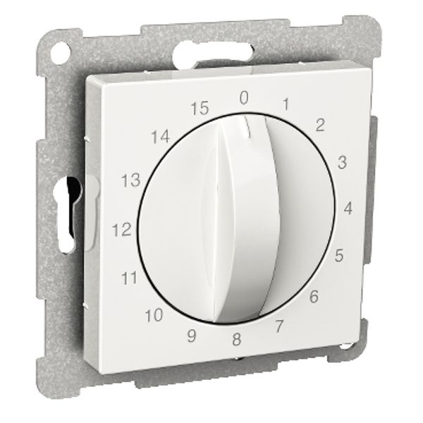 Exxact mechanical timer 0-15 minutes 2-pole white image 2