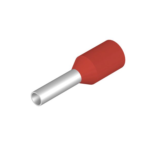 Wire end ferrule, Standard, 1 mm², Stripping length: 8 mm, red image 1