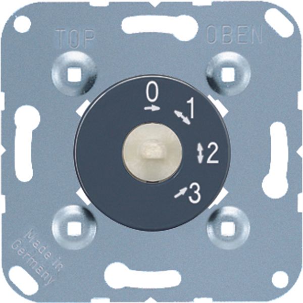 Rotary switch insert, 3-level switch 1101-4 image 2