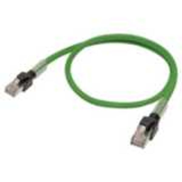 Ethernet patch cable, S/FTP, Cat.5, PUR (Green), 2 m image 2