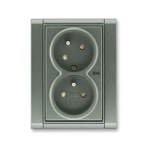 5583F-C02357 34 Double socket outlet with earthing pins, shuttered, with turned upper cavity, with surge protection image 39