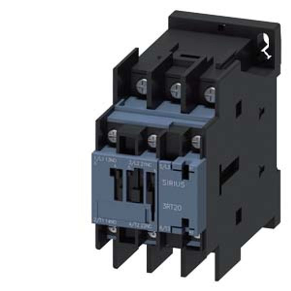 power contactor, AC-3e/AC-3, 25 A, ... image 1