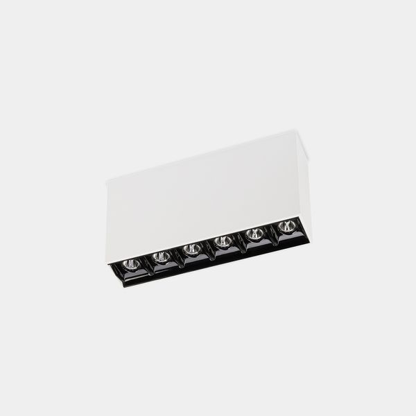 Ceiling fixture Bento Surface 6 LEDS 12.2W LED warm-white 3000K CRI 90 PHASE CUT White IP23 904lm image 1