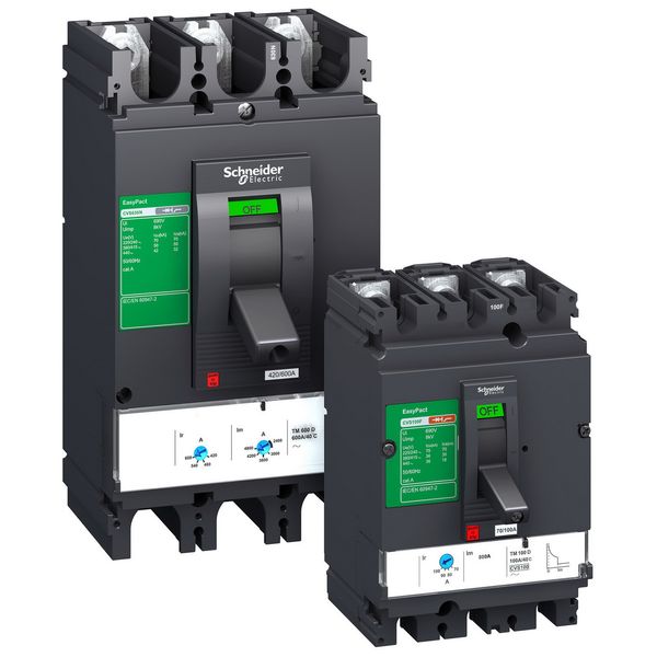 MN undervoltage release, ComPacT NSX, rated voltage 24 VAC 50/60 Hz, screwless spring terminal connections image 1