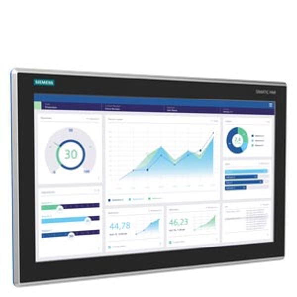 SIMATIC HMI MTP2200 Unified Comfort Panel Hygienic, IP69, stainless steel, hygienic design, 21.5" widescreen TFT display, 16 million colors, touch operation, blue FDA-conformant seal, increased impact .... 6AV2148-8XB40-0KS0 image 1