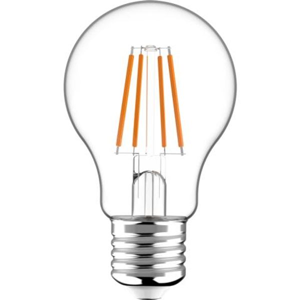 LED Filament Bulb - Classic A60 E27 4.5W 470lm 2700K Clear 330° image 1