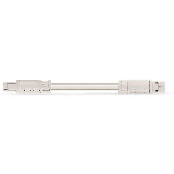 pre-assembled connecting cable Eca Socket/open-ended white image 2