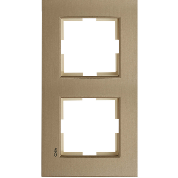 Novella Accessory Bronze Two Gang Frame image 1