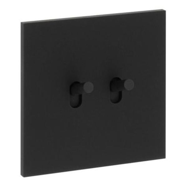 Art d'Arnould universe Epure double two-way switch or switch - matte black image 1